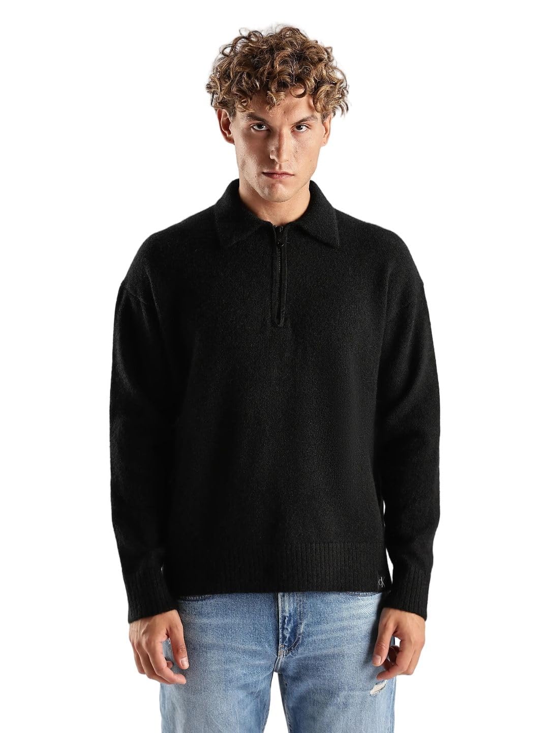 calvin klein jeans Logo Rekaxed Fit Polyester Sweater-picture-52