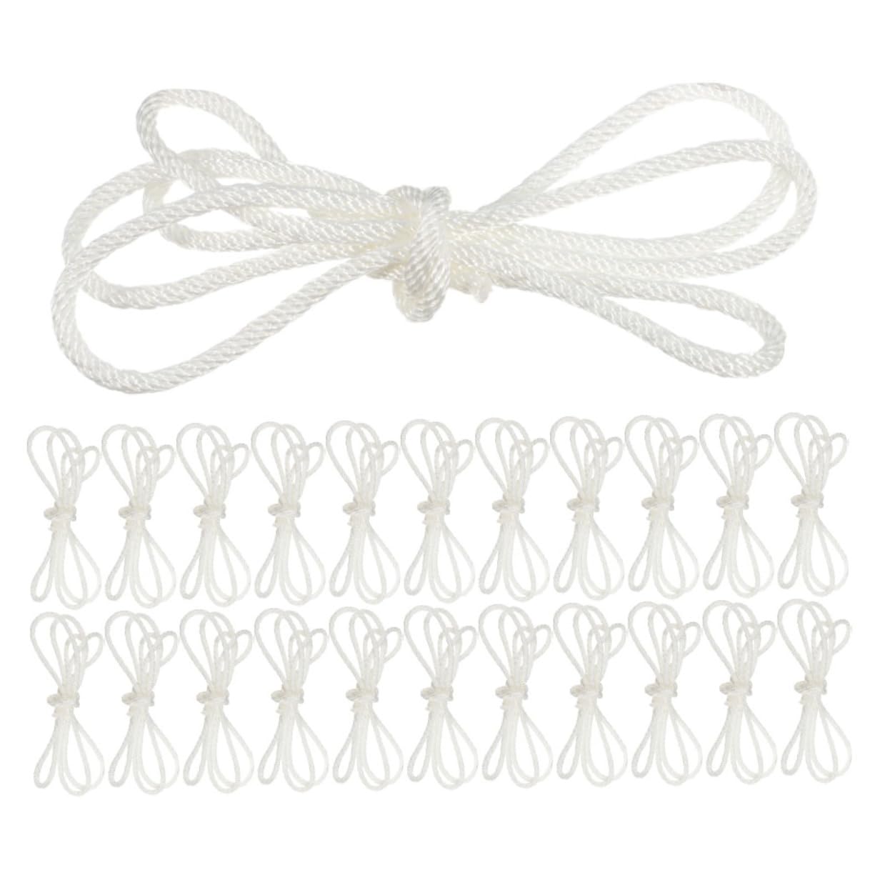 Corde de Démarrage à Rappel 50 Pièces 5mm Nylon Blanc