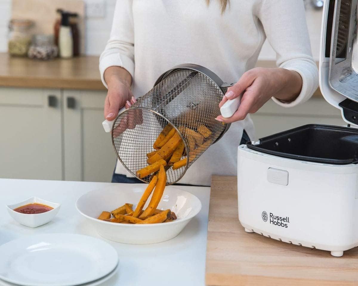 Russell Hobbs CycloFry Friggitrice, 1300 W, 1 Kg, Nero