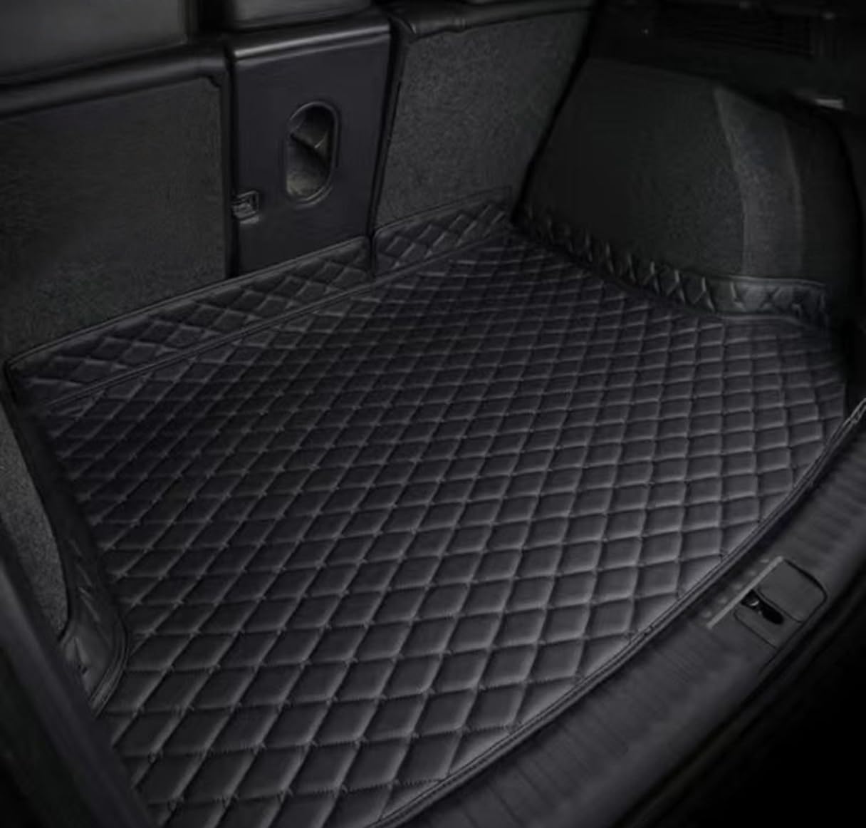 XHJSFF 1pc Car Boot Liner for Dacia Bigster SUV, Trunk Mat Heavy Duty Protector Waterproof Anti-slip Tailgate Cover Eco Leather All-weather Guard,C