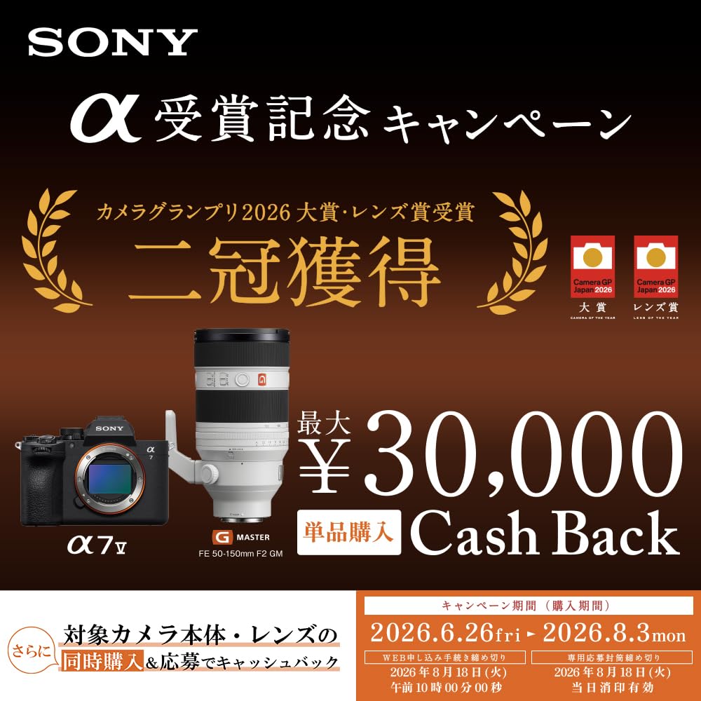 SONY FE 24mm F1.4 GM G Master フルサイズ広角レンズ