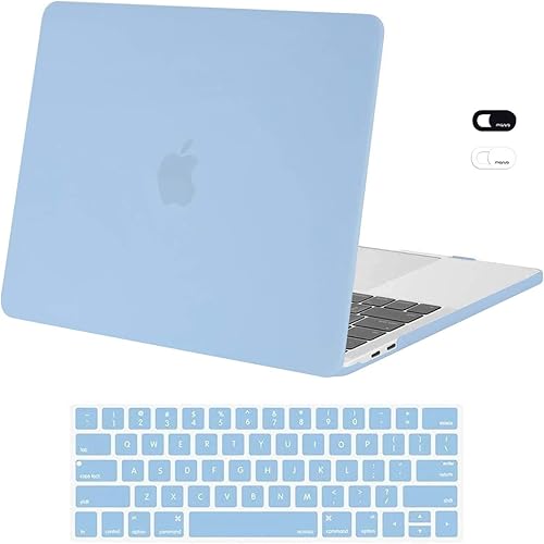 MOSISO - Carcasa rígida de plástico, compatible con MacBook Pro de 13 pulgadas y cubierta para teclado y cámara web