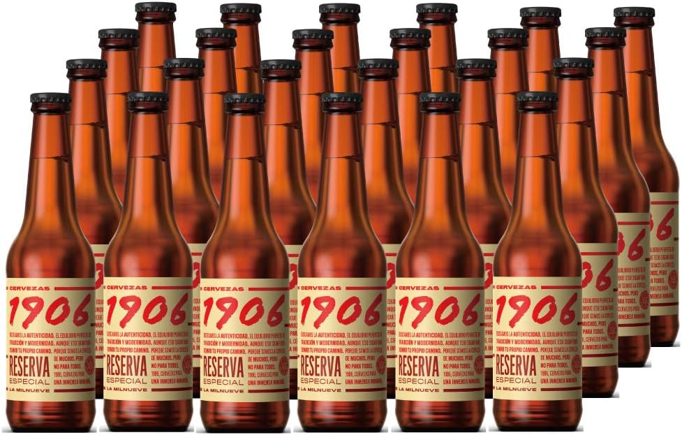 Amazon Co Jp エストレーリャ ガリシア1906 レゼルヴァ エスペシアル 330ml 24本入り 1ケース 食品 飲料 お酒 Amazon Co Jp エストレーリャ ガリシア1906 レゼルヴァ エスペシアル 330ml 24本入り 1ケース 食品 飲料 お酒