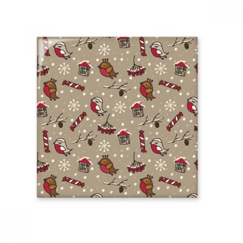 Carrelage céramique oiseau sucre et flocon de neige pour mur de cuisine