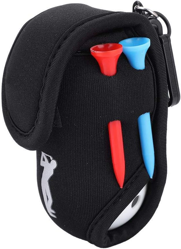 Dioche Golf Ball Waist Bag, Portable Golf Ball Bag Tool Storage Holder Golfer Mini Waist Pouch Pack with Tees Hollow Balls - Image 3