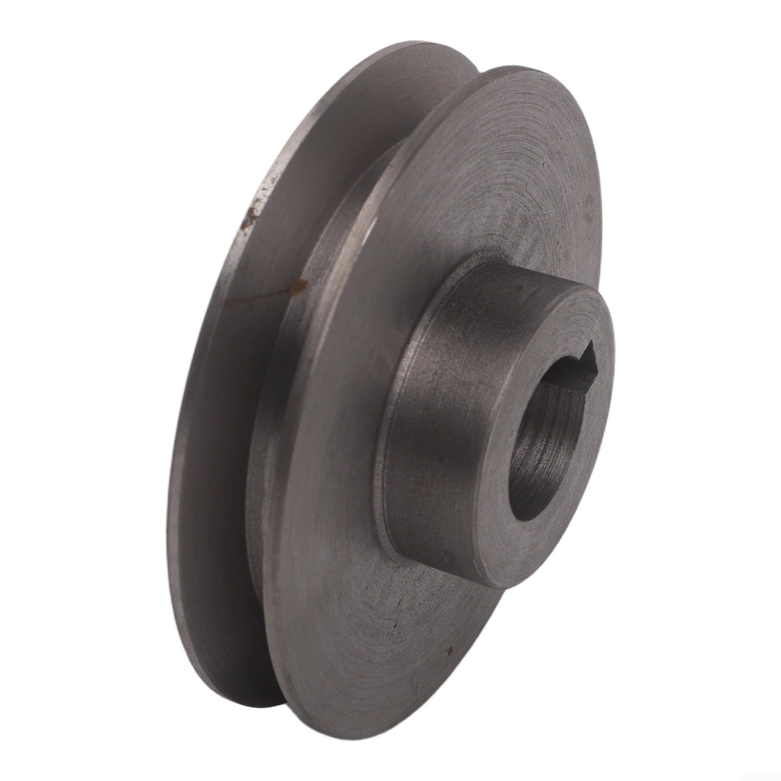 Polea de transmisión de hierro fundido, una ranura, correa trapezoidal, 24x100