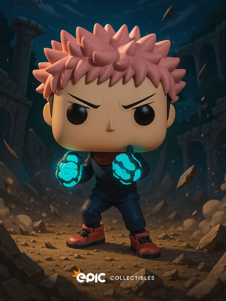 Jujutsu Kaisen Yuji Itadori Pop! Vinyl Figure - Divergent Fist Pose With Box Protector (Epic Collectibles)