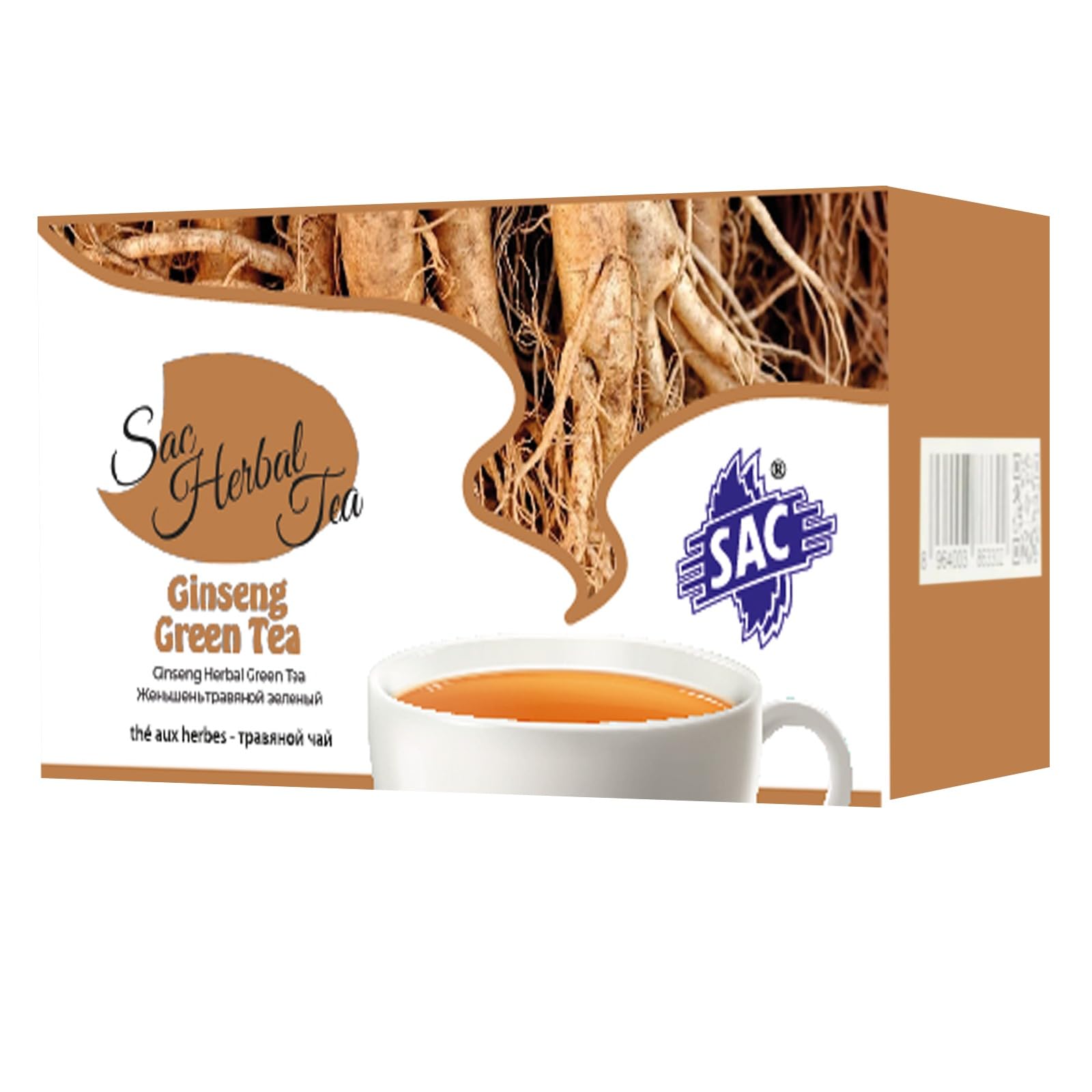 SAC Ginsing Herbal Green Tea 20 Sachets