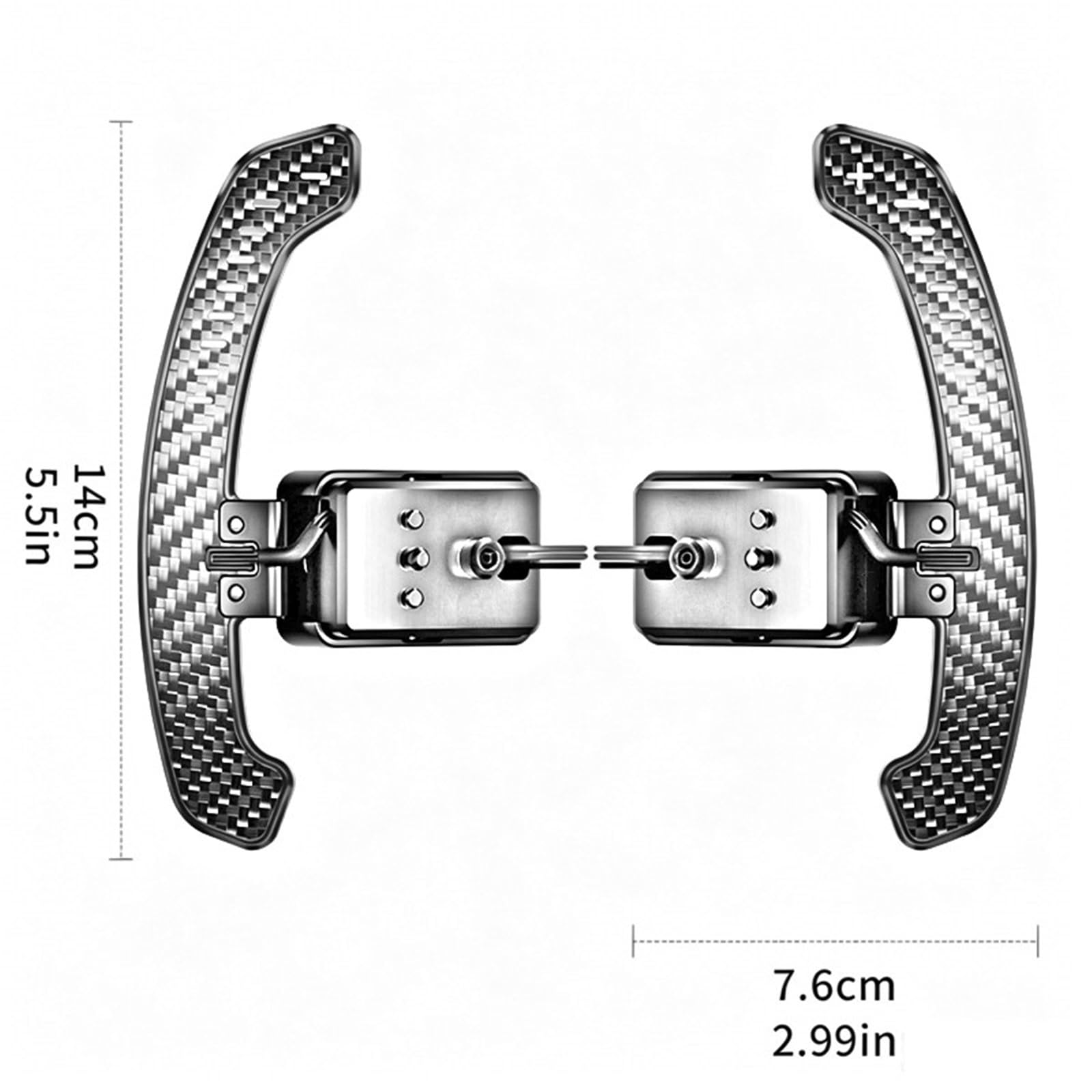 Volante per Auto Paddle Compatibile Con BMW Per Serie 3 F30 F31 F34 F35 G80 Cambio Al Volante Paddle Estensioni Magnetiche Del Cambio Al Volante In Fibra Di Carbonio