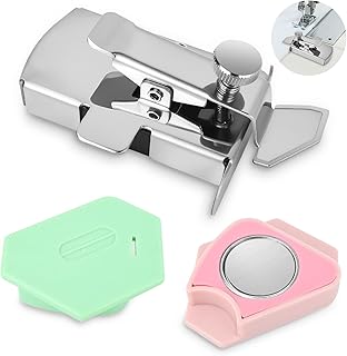 3Stück Magnetische Nahtführung für Nähmaschine, Magnetischer Universal Nahtführer, Multifunktionales Anti-Curl-Magnetmessgerät Nähzubehör, Nähmaschinen Befestigungslehren Werkzeug