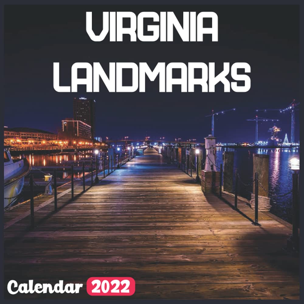 Buy Virginia Landmarks 2022 Official Virginia 2022, 18 Month Photo of