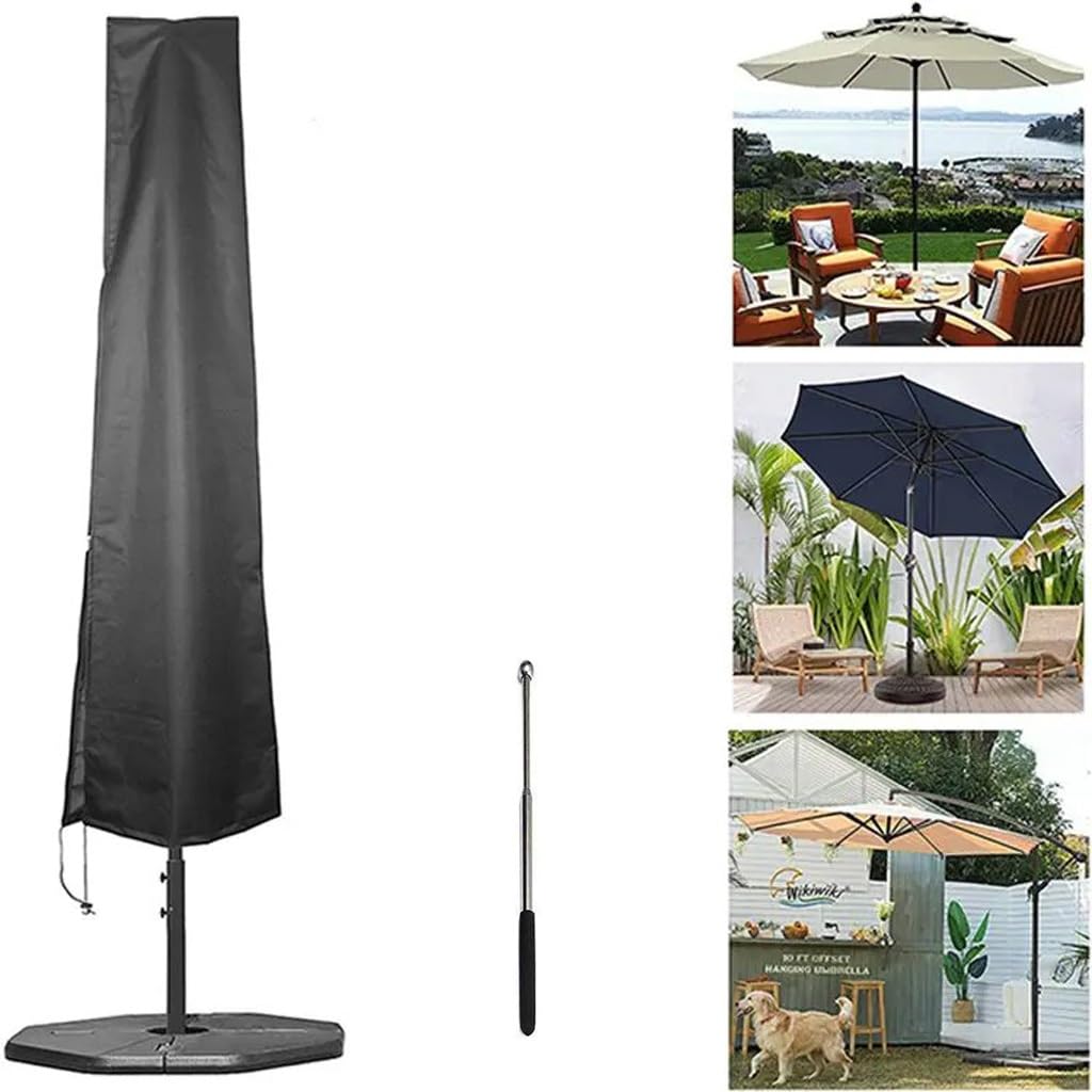 Housse Protection Pied De Parasol – Tissu Oxford 210D, Imperméable, 106x106x12.7cm | Anti-poussière - 9