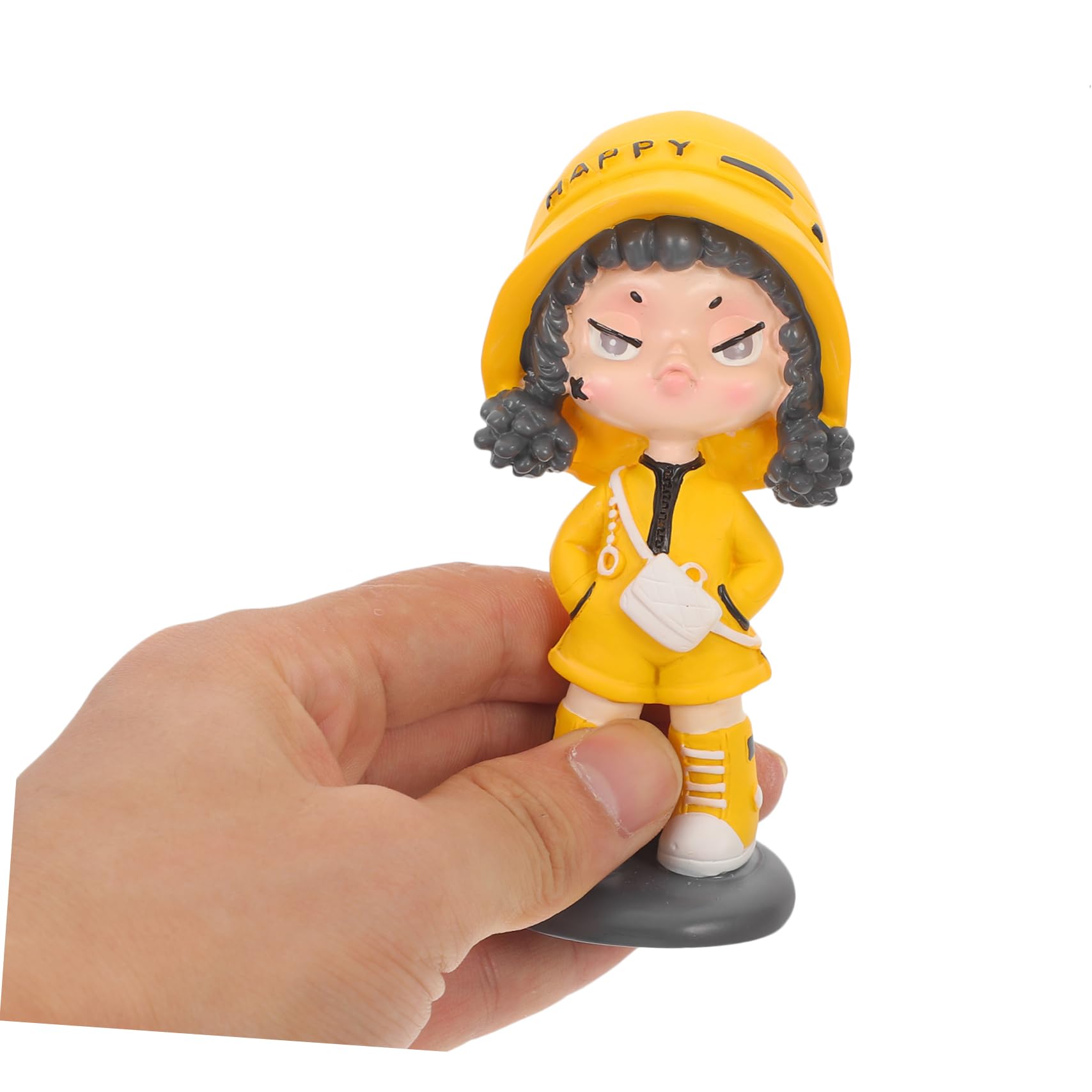 TOYANDONA 5pezzi Decorazione Per Auto Con Figurina Di Ragazza Cartone Statua Per Cruscotto Accessorio Carino Per Interni Auto e Ufficio Idea Per Feste e Compleanni