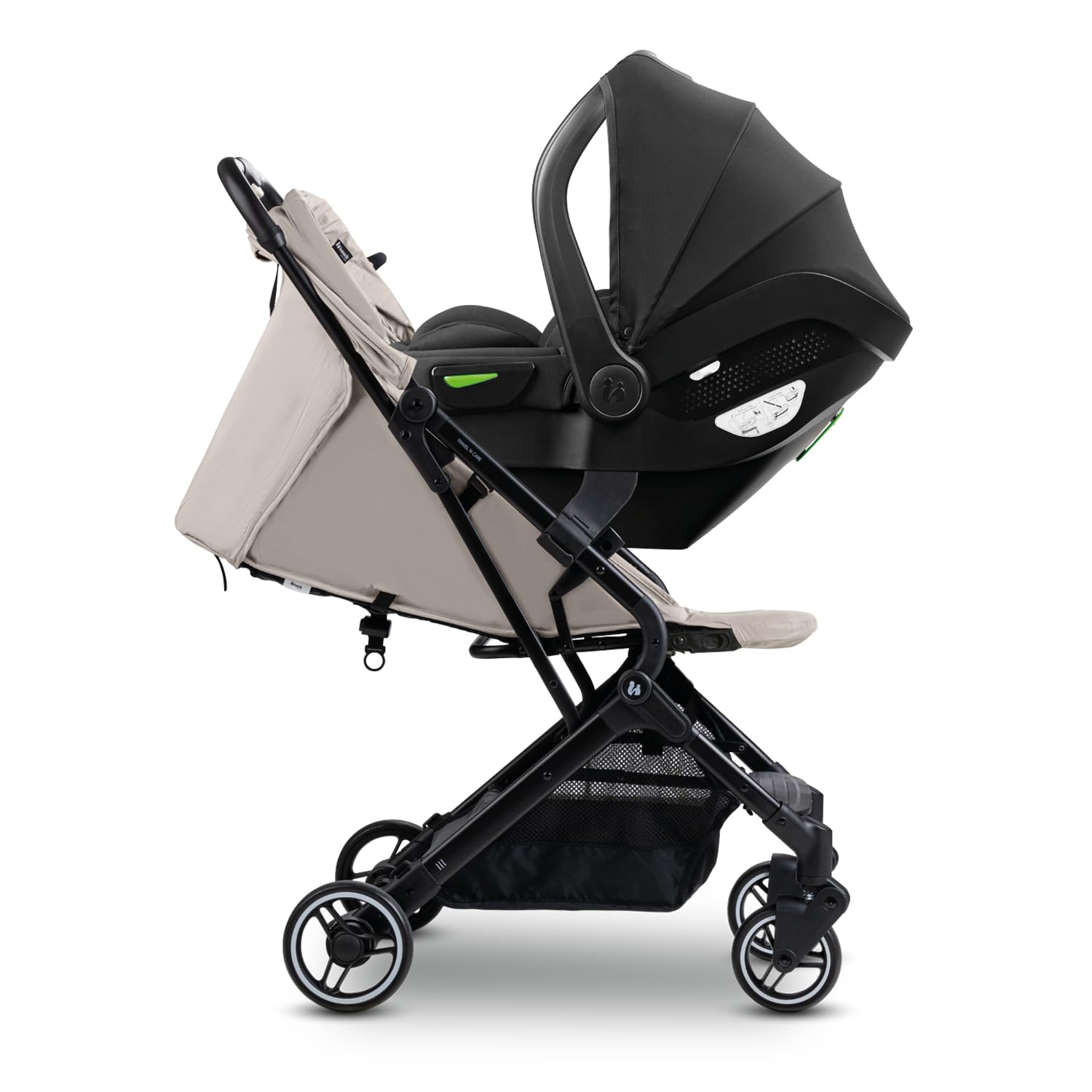 hauck Adaptador para Sillas de Coche de Bebé en Sillas de Paseo Travel N Care y Travel N Care Plus - Compatible con Drive N Care Cybex Kiddy Joie Kinderkraft Maxi-Cosi - Negro