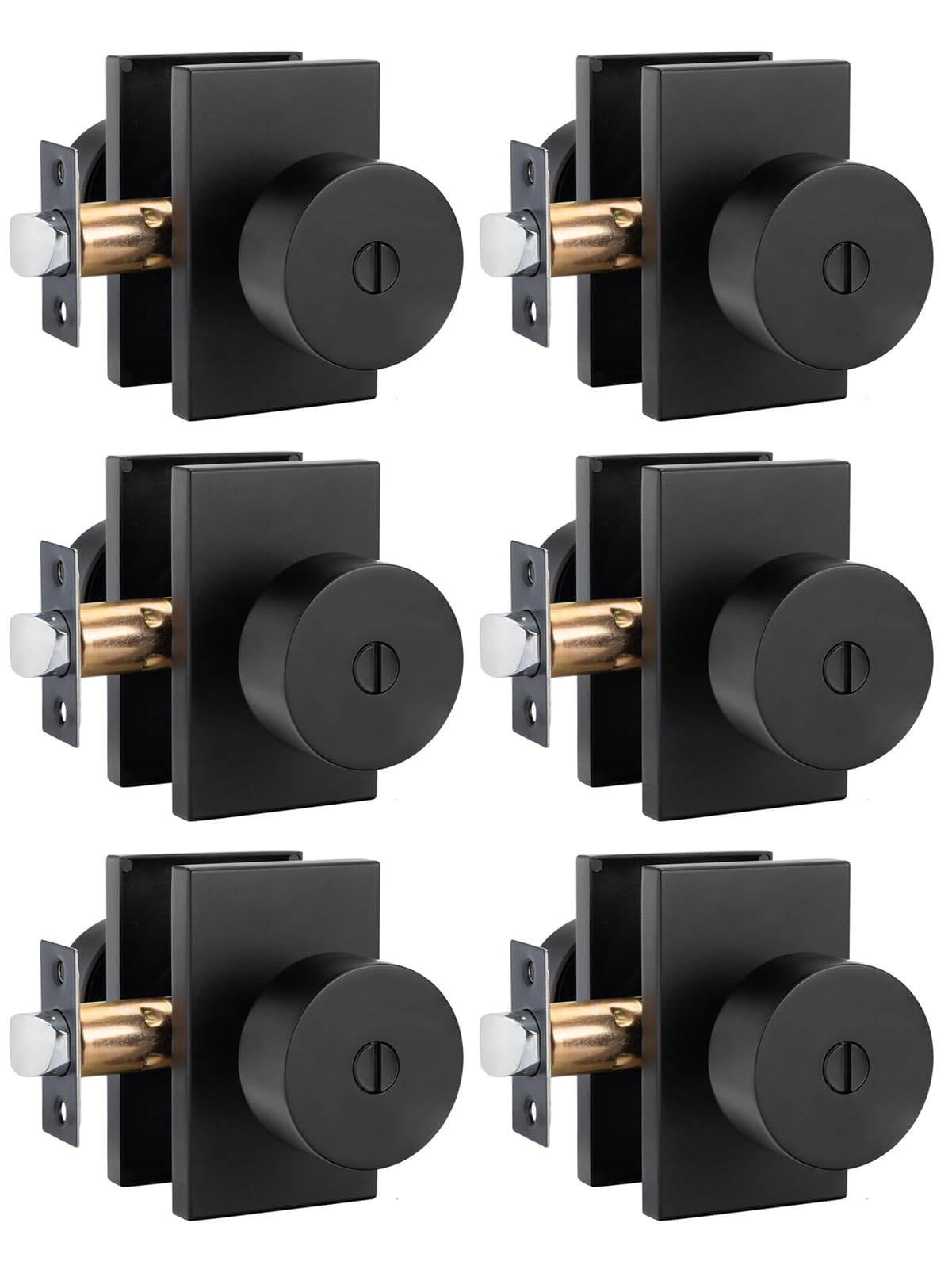 Gold Interior Door Knobs - Privacy & Security -19