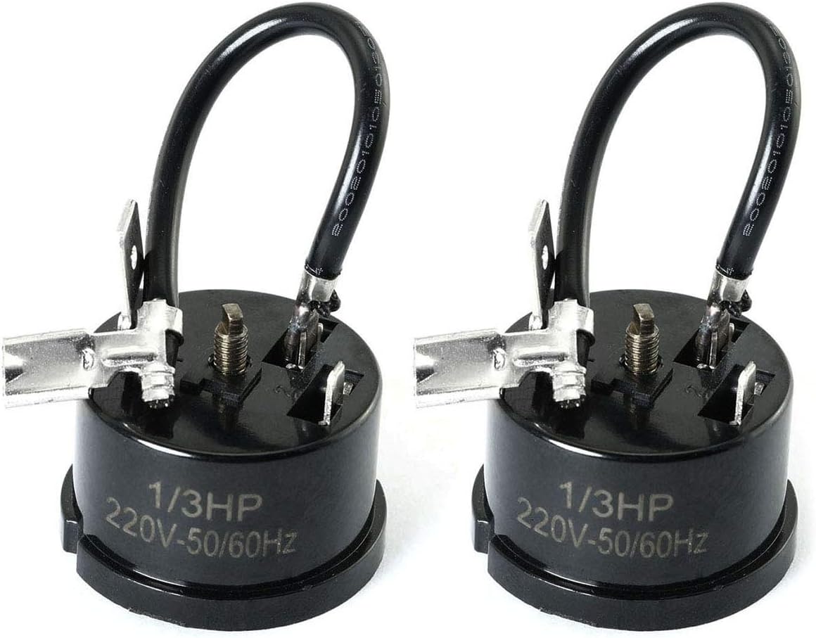 ToToT 2pcs 1/3HP250W Refrigerator Thermal Overload