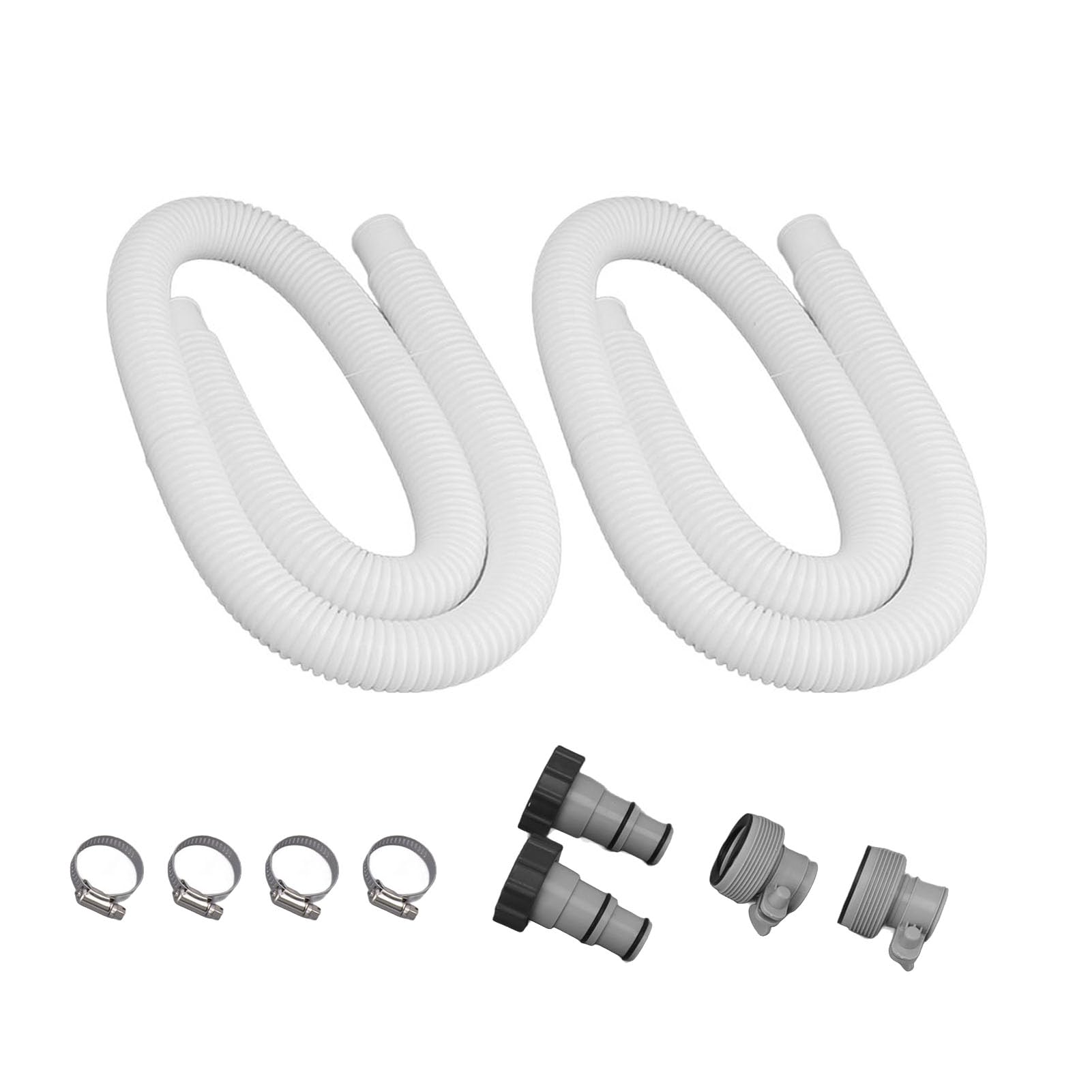 Kit di ricambio per pompa per piscina da 3,8 cm con morsetti adattatori per tubi flessibili