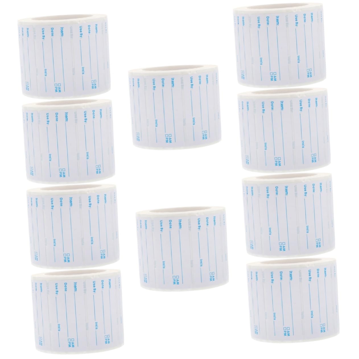 SEWACC 10rouleaux Étiquettes Autocollantes Alimentaires Écrites Pour Conserve Pots Et Rangement Adhésives Et Personnalisables Pour Cuisine Et Stockage