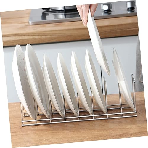 Miniatura 9 de Cabilock Bandeja de drenaje de 2 piezas de acero inoxidable Metal Dry Bowl Rack