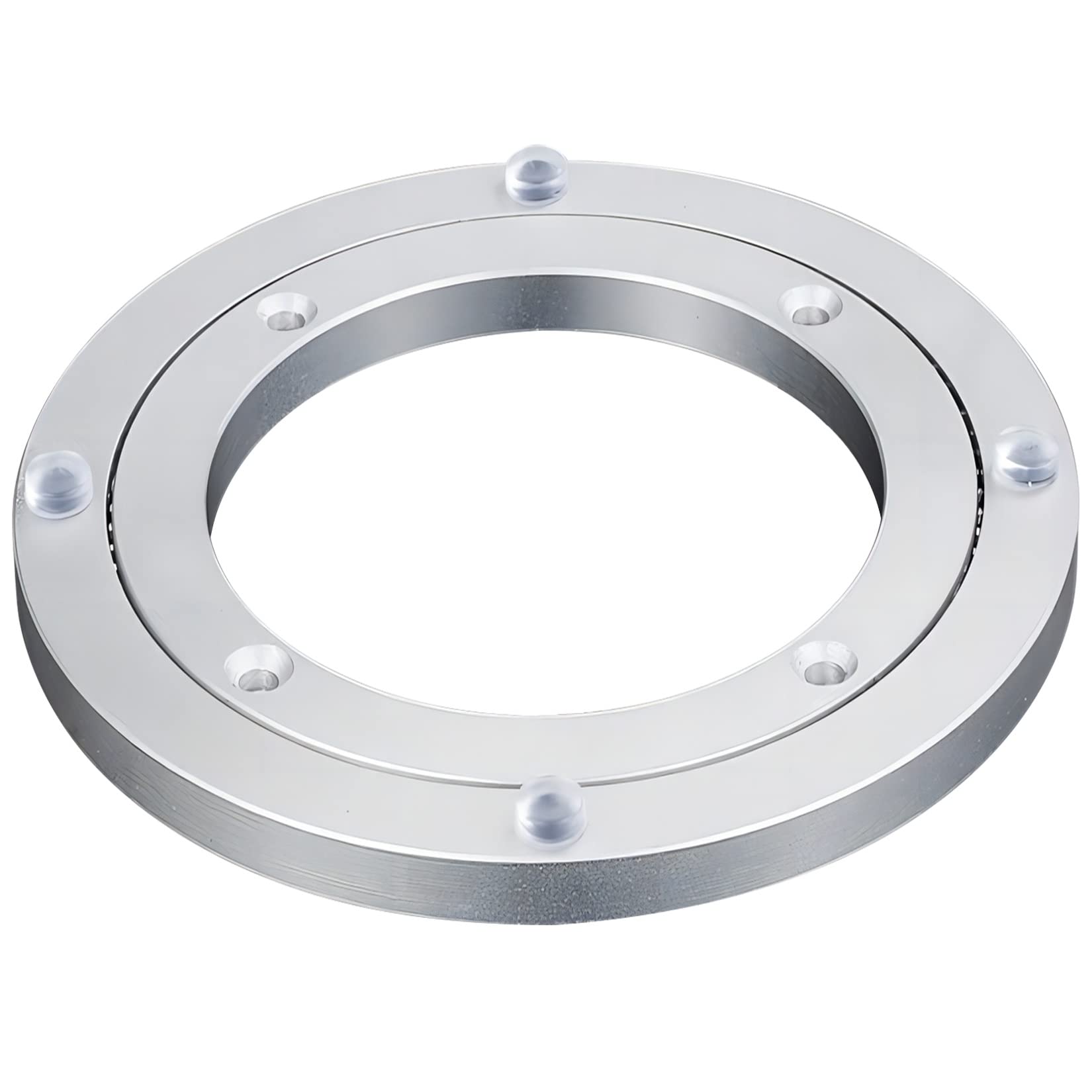 Cuscinetto for giradischi in lega di alluminio, Cuscinetto for giradischi Lazy Susan in lega di alluminio argento 12-100 cm(45 cm)