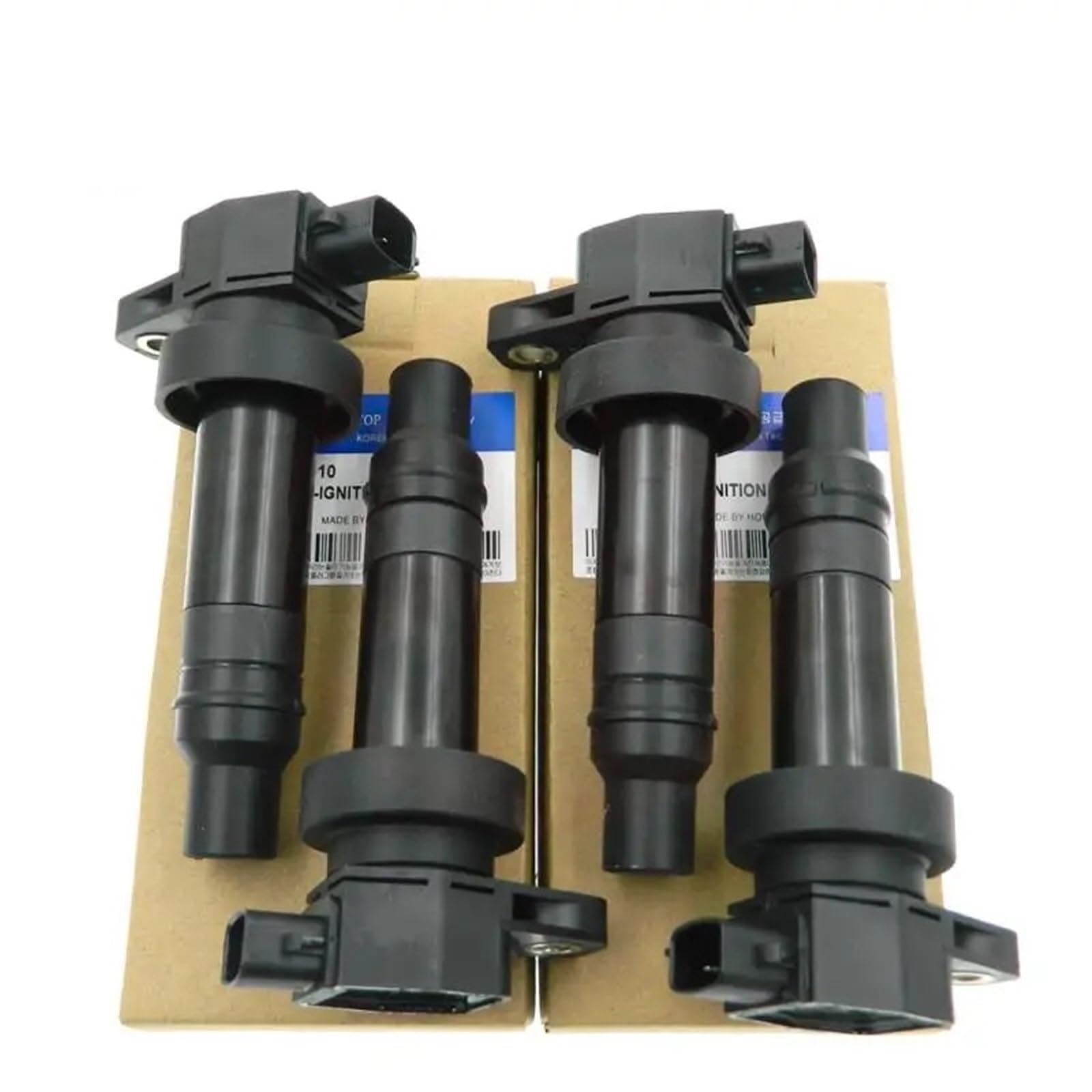 Kit de bobina de encendido bujía Juego de 4 bobinas de encendido 27301-2B010 273012B010 para Hyundai Accent Elantra GT I30 Kia