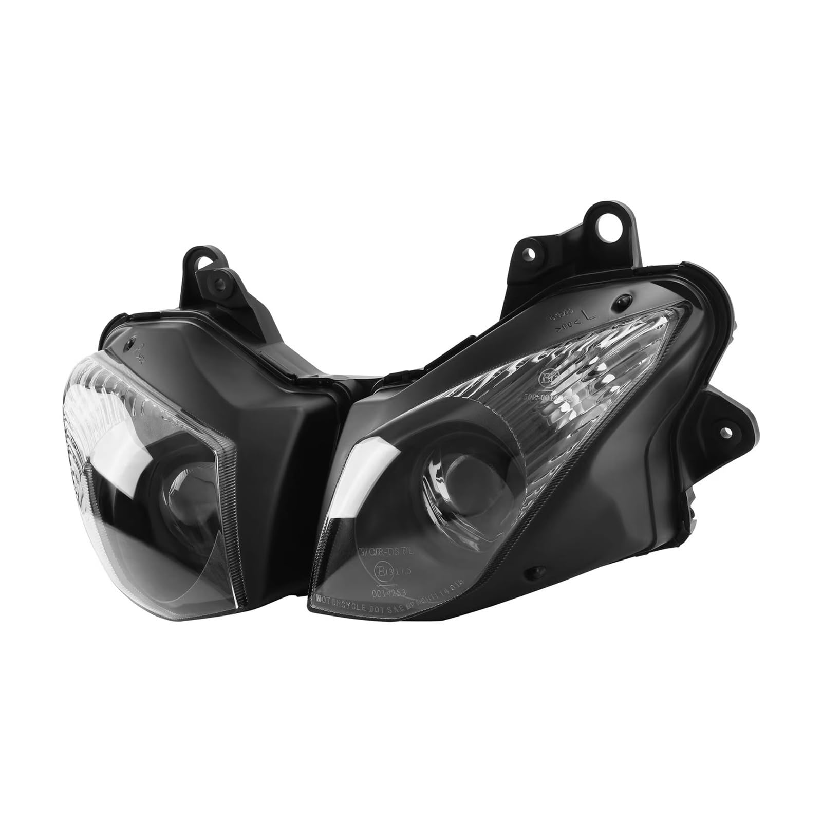 Phare moto clair Kawasaki Ninja ZX-10R 2008 2009 2010 optique avant - 7