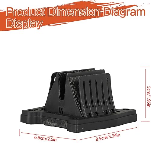 Miniatura 2 de labwork Válvula de lengüeta de admisión de fibra de carbono de repuesto para Yamaha Blaster 200 YFS200 Bike ATV 1988-2006