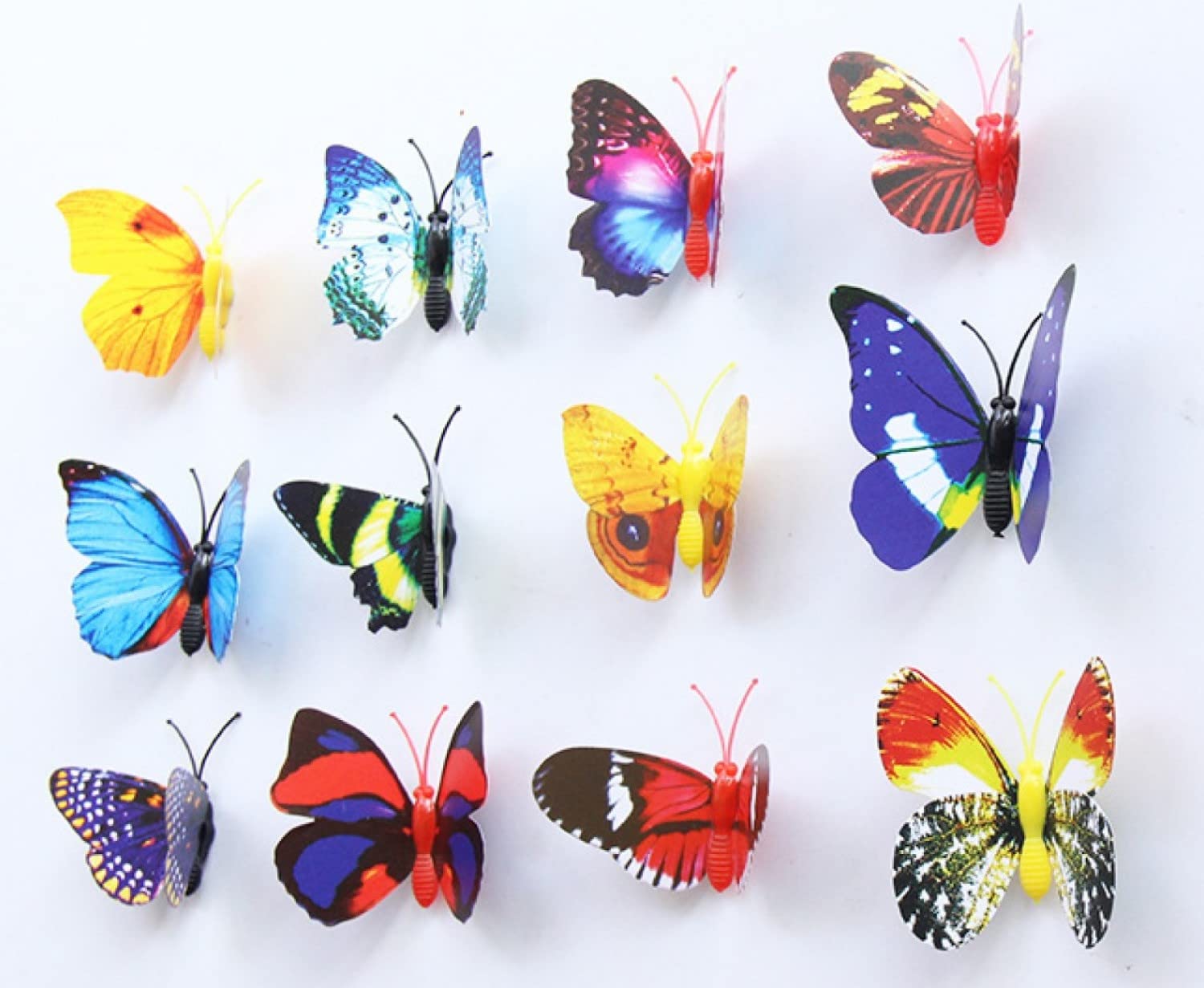 JAAMSO Royals Multi Colour Butterfly Decorative Self Adhesive Kids Room Décor Vinyl Wall Sticker ( 13 cm X 13 cm , Pack of 12) (B0BJ8QHYC8) Amazon Price History, Amazon Price Tracker