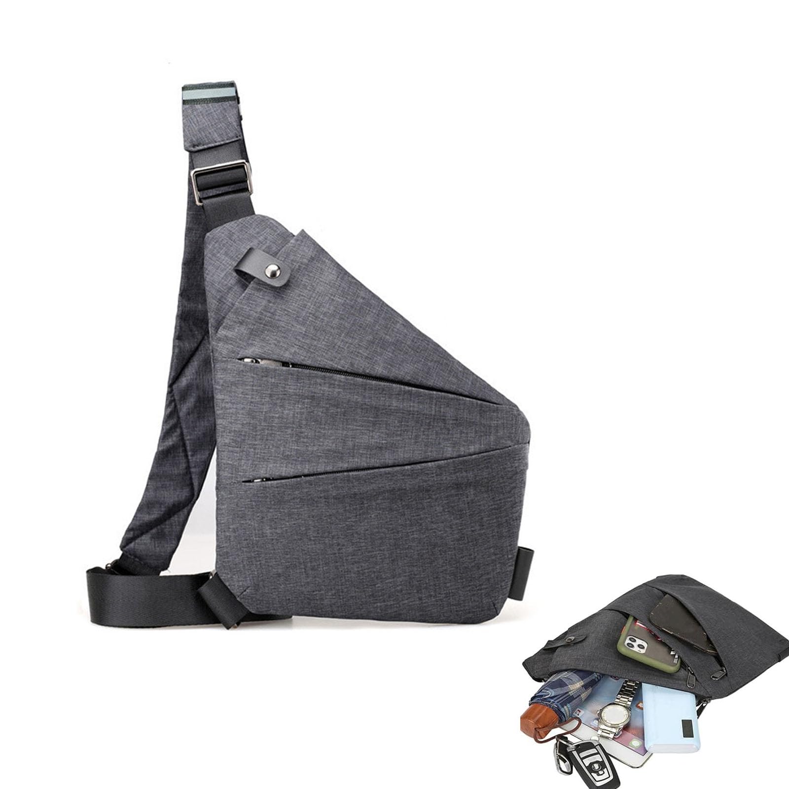 EXITVWander Plus Anti Theft Bag, Wander Plus Anti Theft Travel Bag, Wander Crossbody Bag For Mens, Passport Wallet Bag