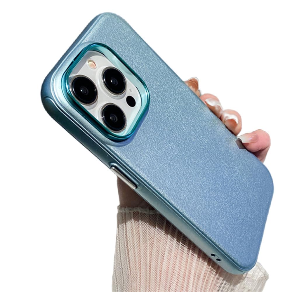 Étui en cuir de luxe et silicone liquide pour iPhone 15 Pro haut de gamme - 8