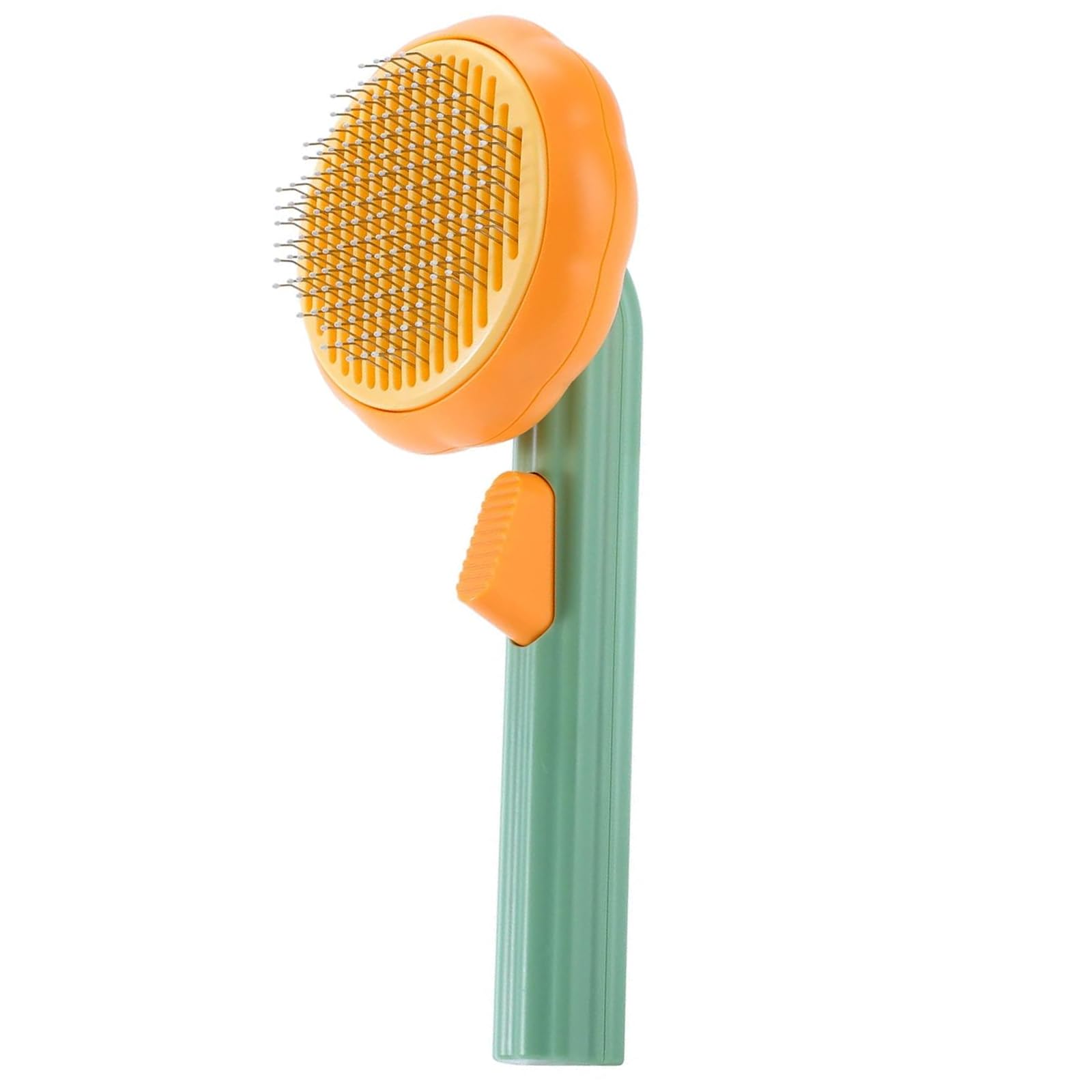 Emily Pets Pumpkin Dog Brush for Shedding, Cute Pumpkin Shape Pet Self Cleaning Cat Brush with Release Button, Deep Cleaning Dog Grooming Supplies for Long or Short Haired Cats Dogs Puppy (Orange) (B0CQK94H24) Amazon Price History, Amazon Price Tracker