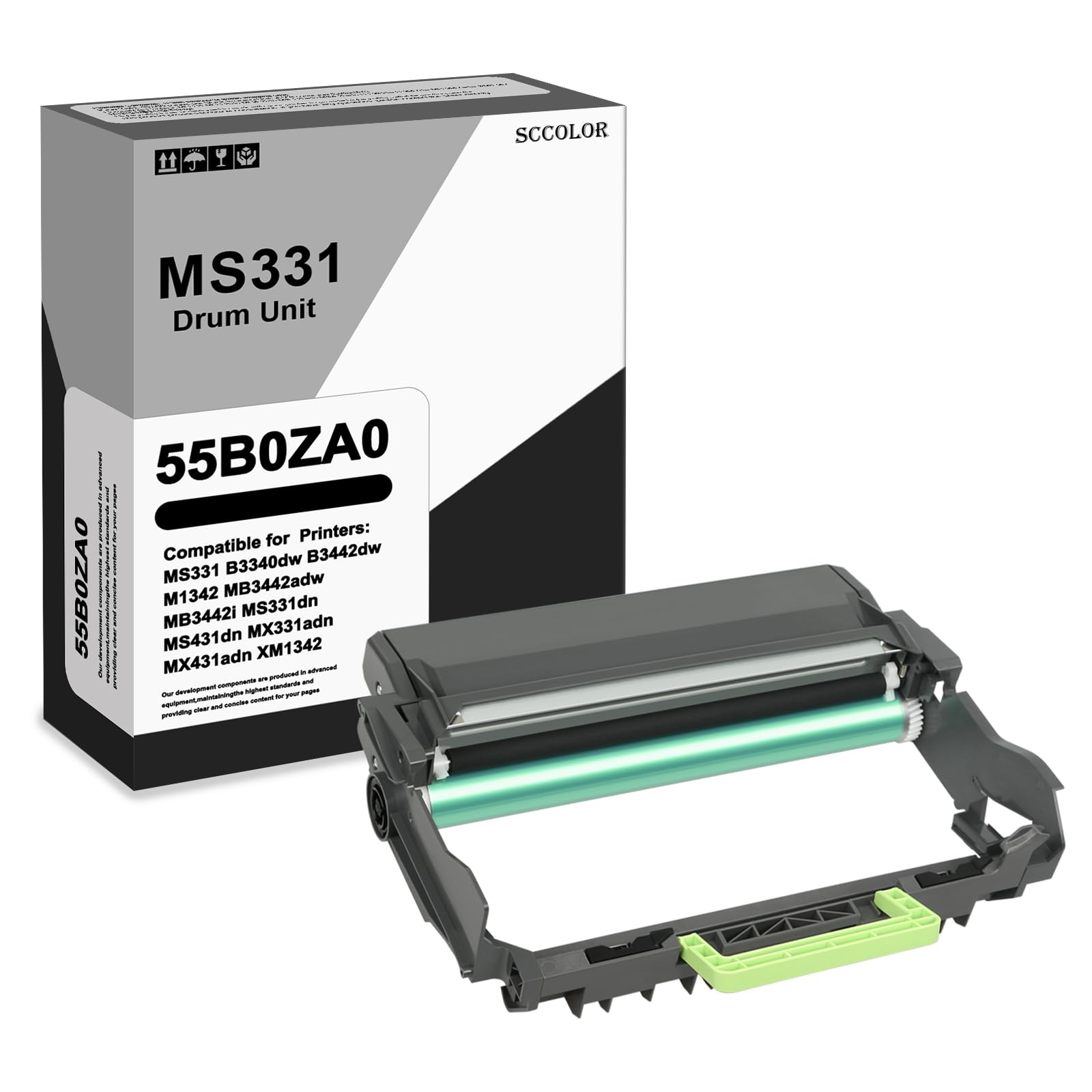 Amazon.com: 55B0ZA0 Imaging Unit MS331 Drum Unit Replacement for