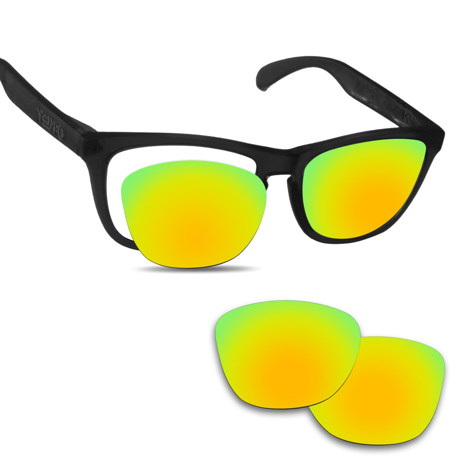 Amazon.co.jp: 剥がれ防止 Oakley Frogskins交換用レンズ フロッグ 