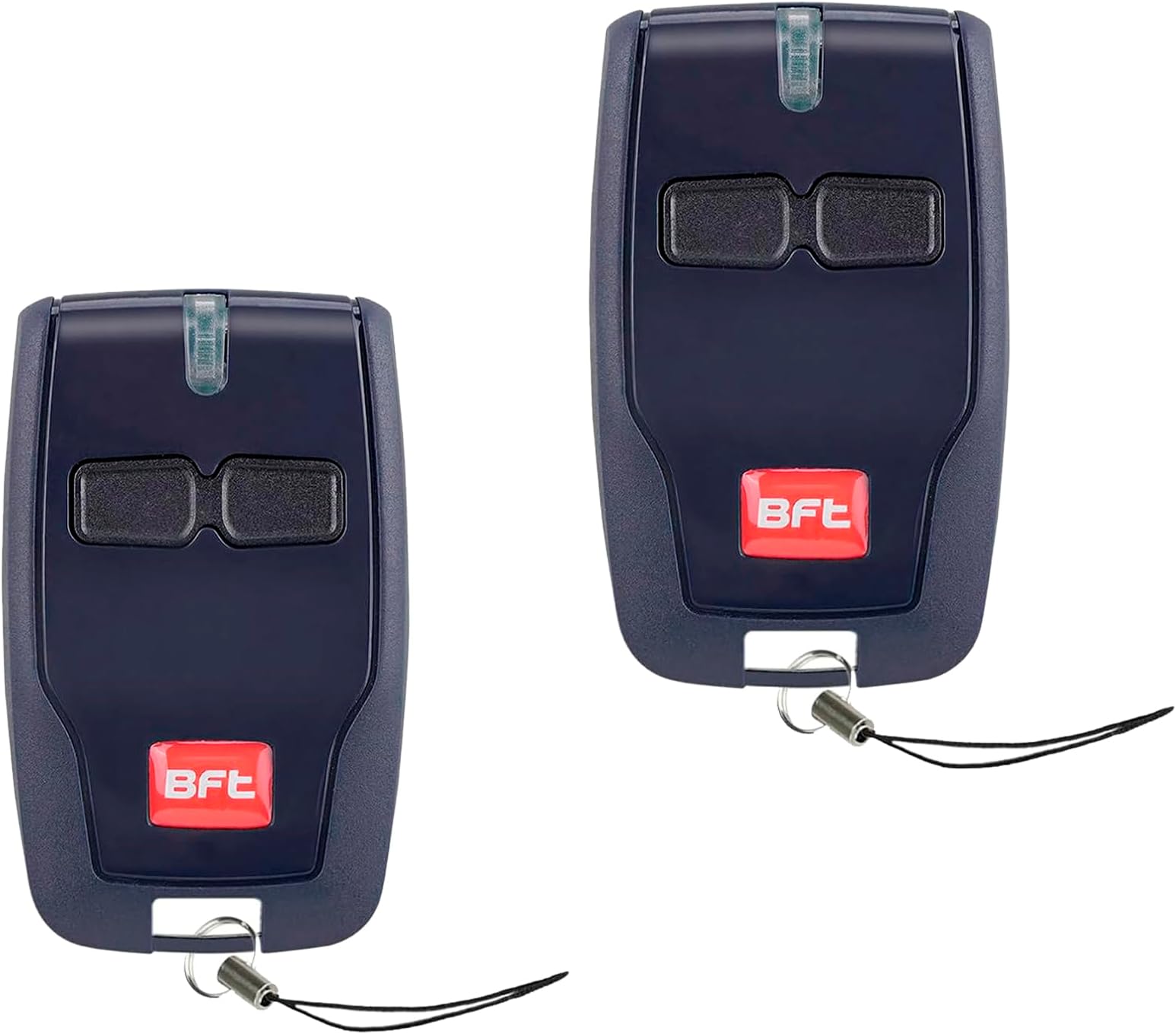 (2PCS) Garage Door Remote Control for BFT Mitto 2 B RCB,433MHZ,Remote Control for Garage Door,2 Channels Fit for Rolling BFT Mitto 2, Kleio, Ghibli, TRC 2, Kleio, Ghibli,TR