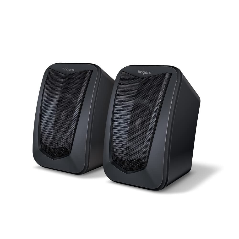 FINGERS FunBeats USB Multimedia Speaker (6 W 2.0 Channel | Volume Controller | Powerful Bass | Black Standard) (B0B2DXKJ93) Amazon Price History, Amazon Price Tracker