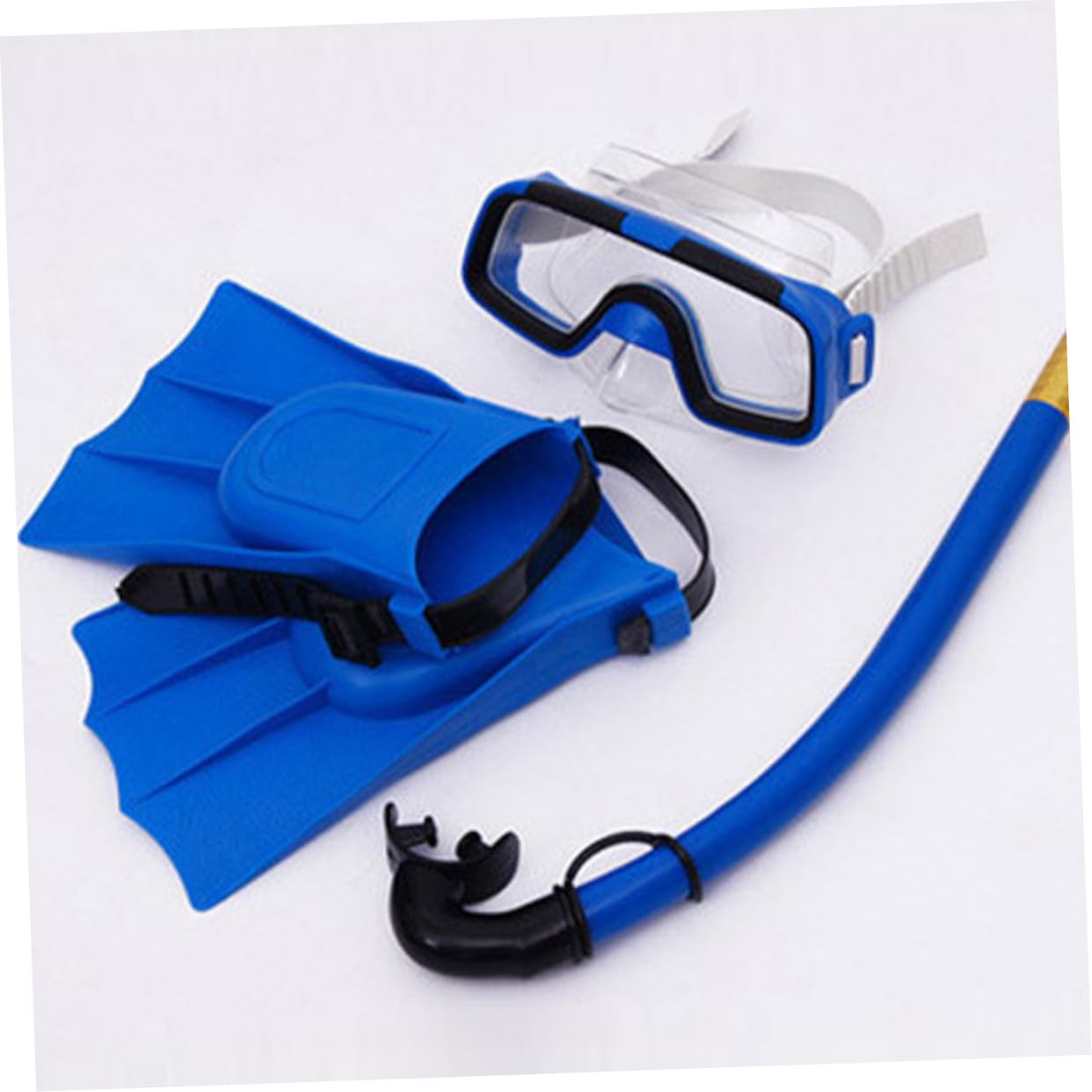 Gatuida Gafas De Buceo para Azul y Verde Gafas De Snorkel Semisecas y Aletas Cortas para Nadar para Buceo Piscinas y Snorkel Playas