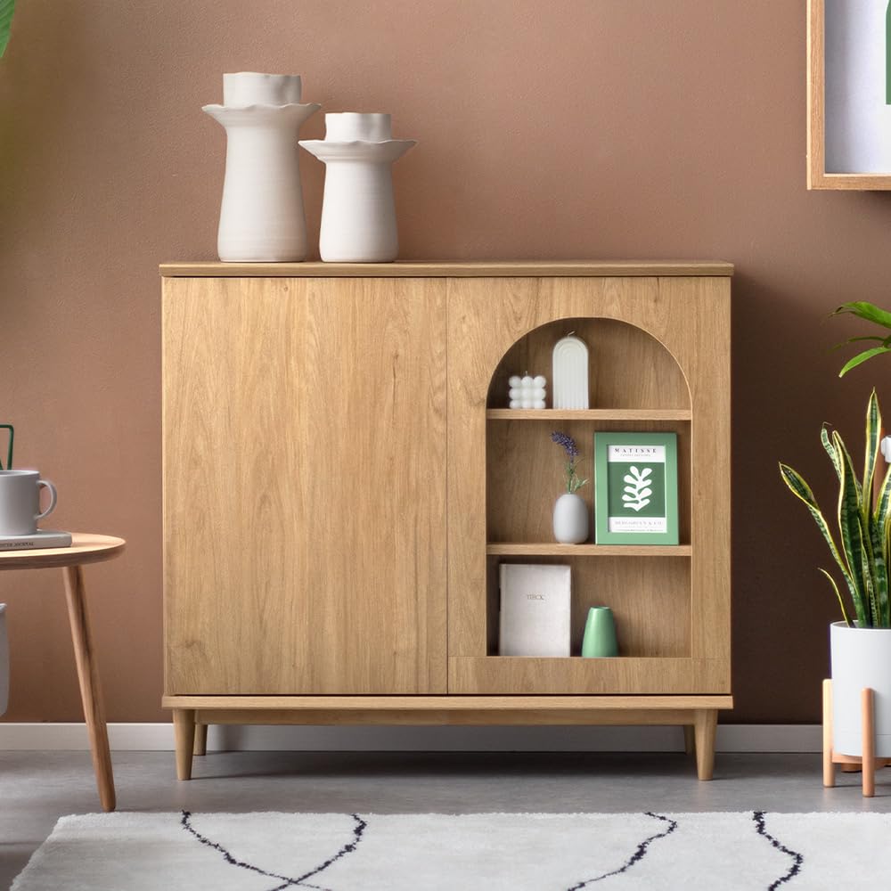 Amazon｜エア・リゾーム 本棚 扉付き 収納棚 ディスプレイラック