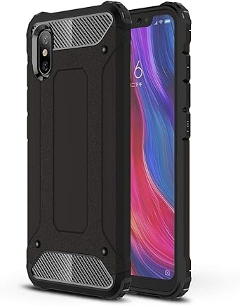 FLHTZS Funda Xiaomi Mi 8 Pro Carcasa Caja de tel?fono m?vil, combinaci?n TPU + PC, Hermosa Mano de Obra(Negro) FLHTZS Funda Xiaomi Mi 8 Pro Carcasa Caja de tel?fono m?vil, combinaci?n TPU + PC, Hermosa Mano de Obra(Negro)