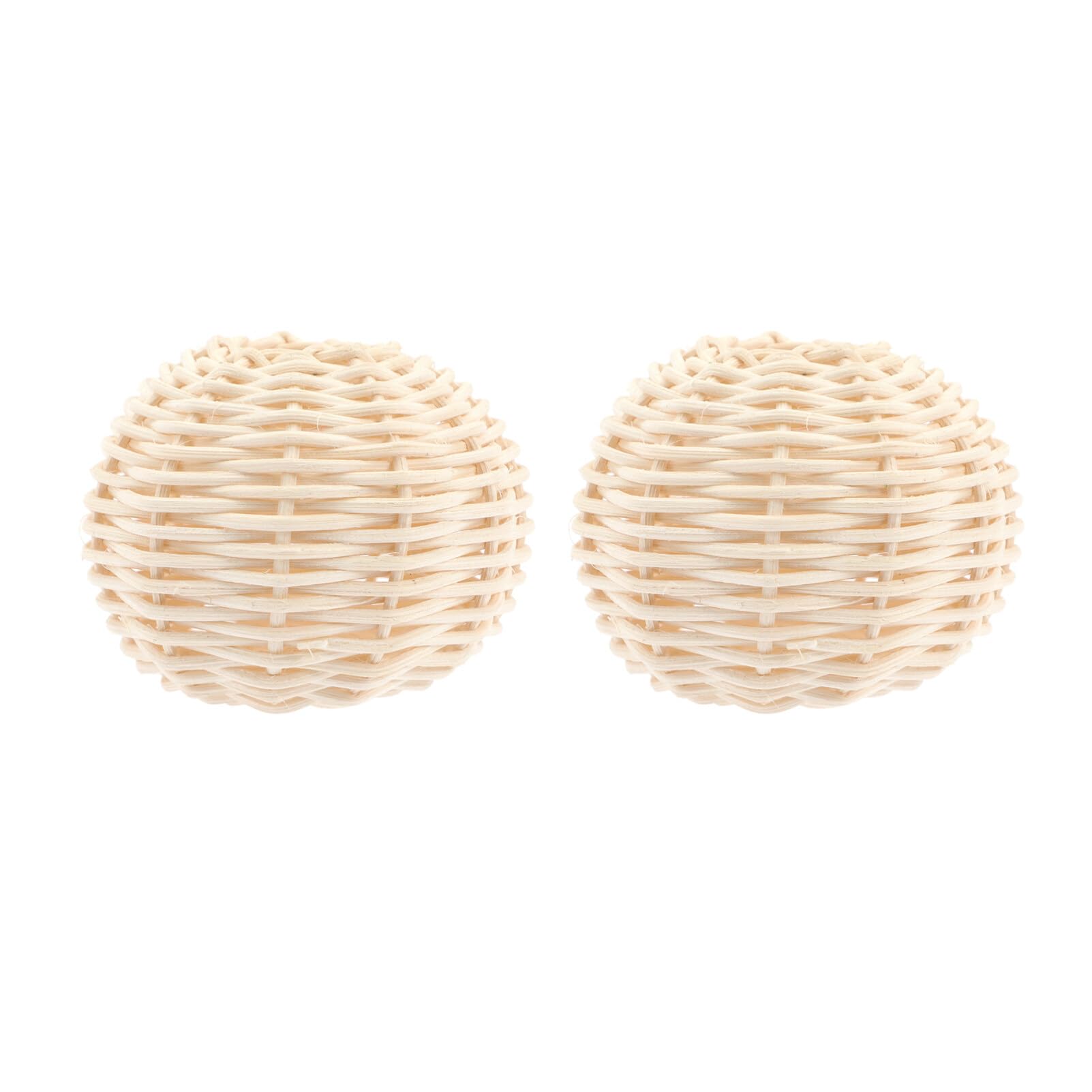 STOBOK Woven Lamp Shade Decor Rattan Woven Pendant Lights Shades Rattan Woven Lampshade Lamp Decor Covers Hanging Ceiling Light Lampshade for Living Room Bedroom 2pcs