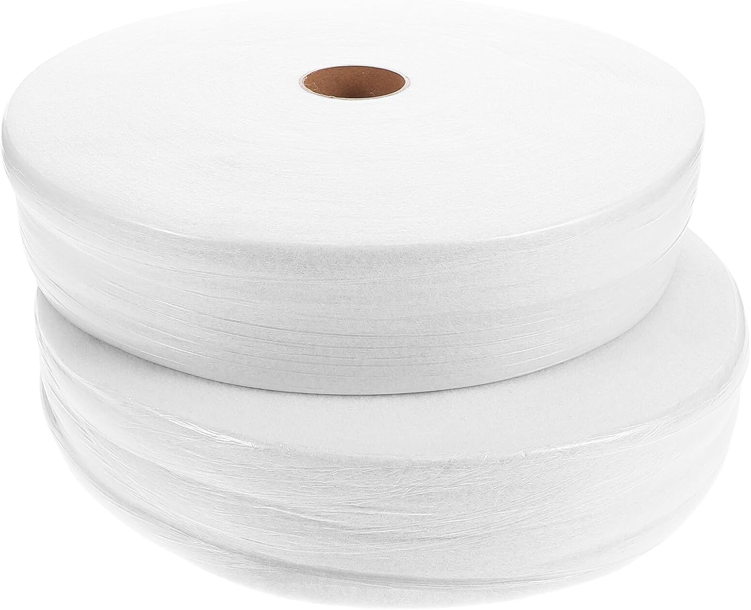 COOPHYA Cotton Polyester Batting Roll 2 Pieces 5.7cm X 45m Needle Punched Cotton Batting for Quilting, Rug Making, and Handicraft Sewing Projects