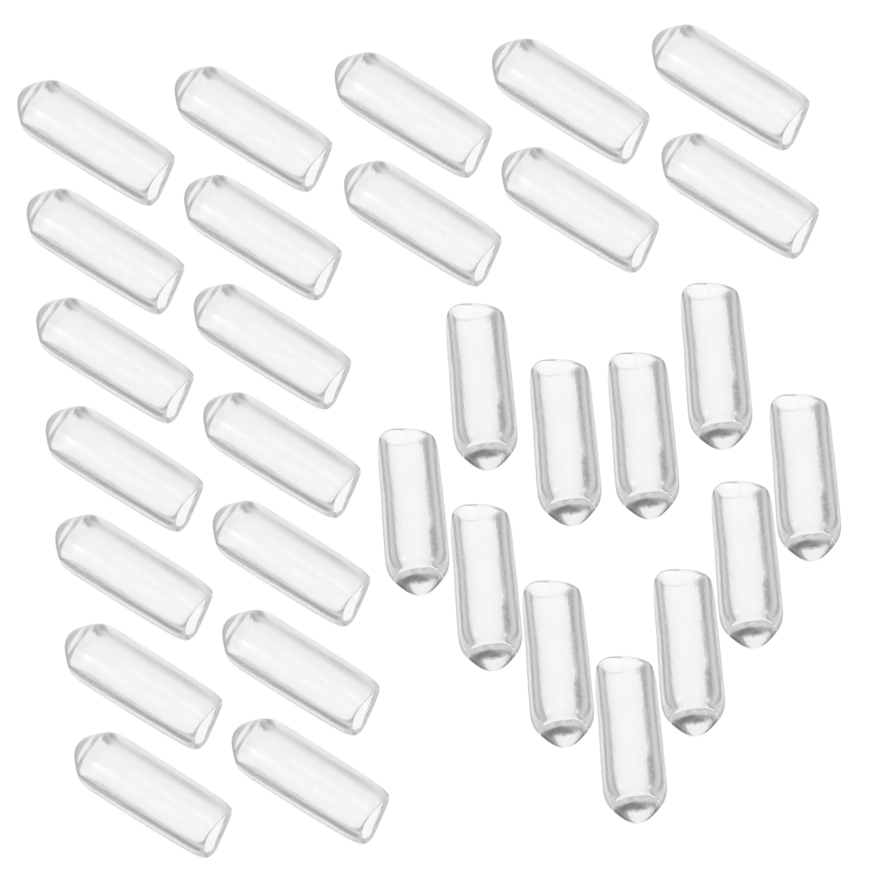 OUNONA 300pcs End Cap Protectors for Pegboard Hooks Flexible Hook Tips Rubber Caps for Removable