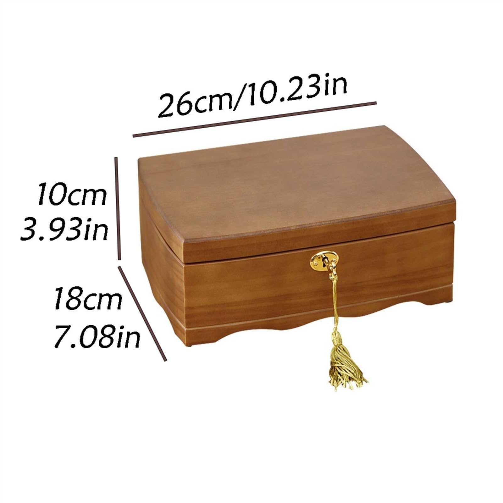 Jewelry Box Organizer Jewelry Box Earrings Earrings Necklace Watch Hand Jewelry Wooden Storage Box Jewelry Organizer Small (A S) (A S)