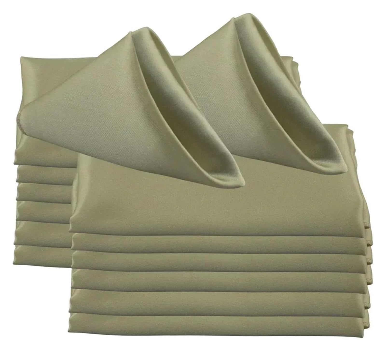 Cotton Table Napkins, Table Napkins 50pc 30x30cm Square Satin Multicolor(Color1)