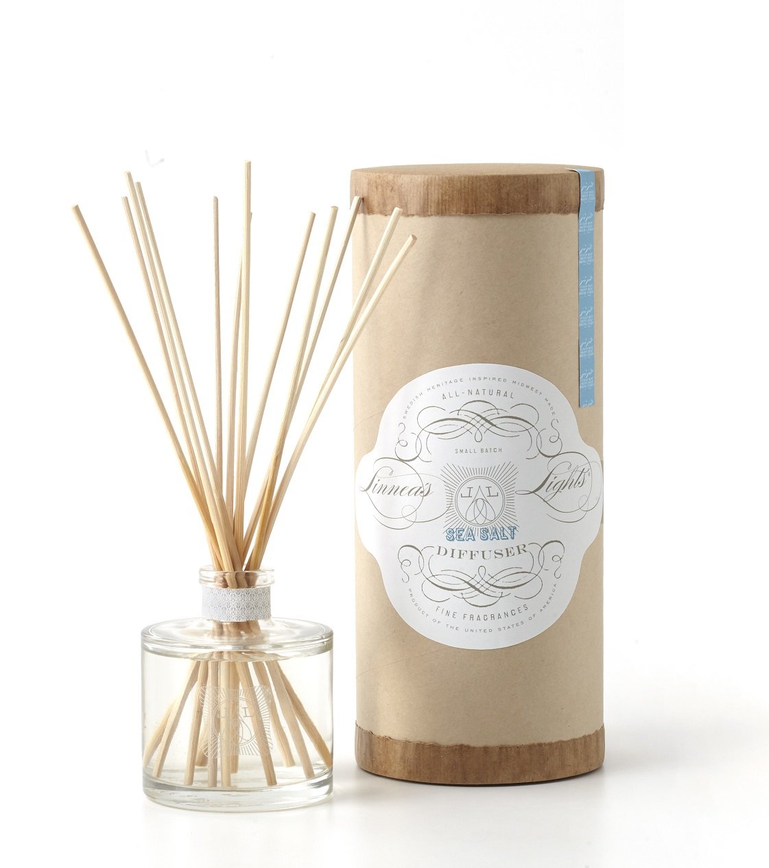Linnea's Lights Sea Salt Diffuser & Reeds - 6oz