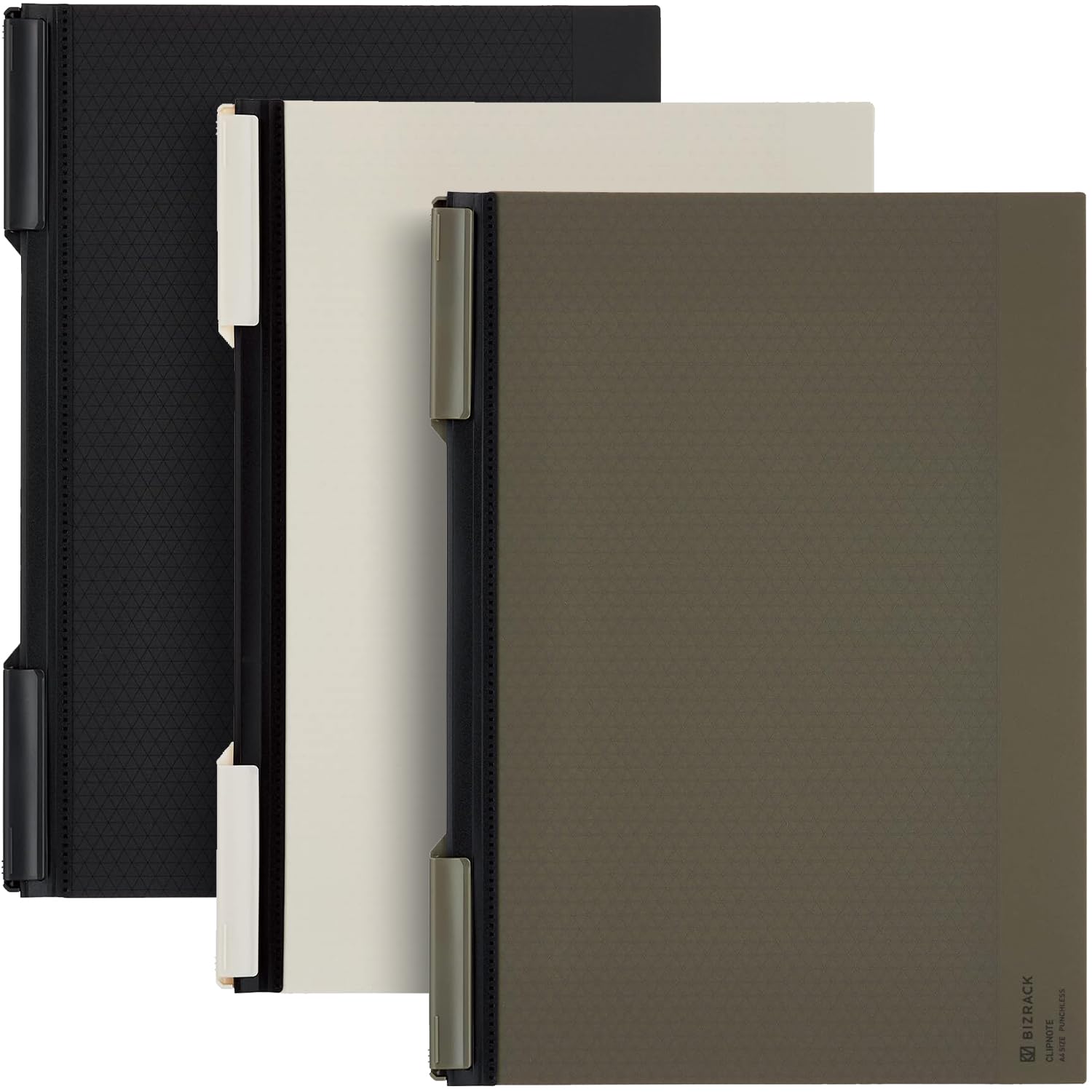 Kokuyo Swing Clip Folders 3 Pack, A4 and Letter Size File Folder