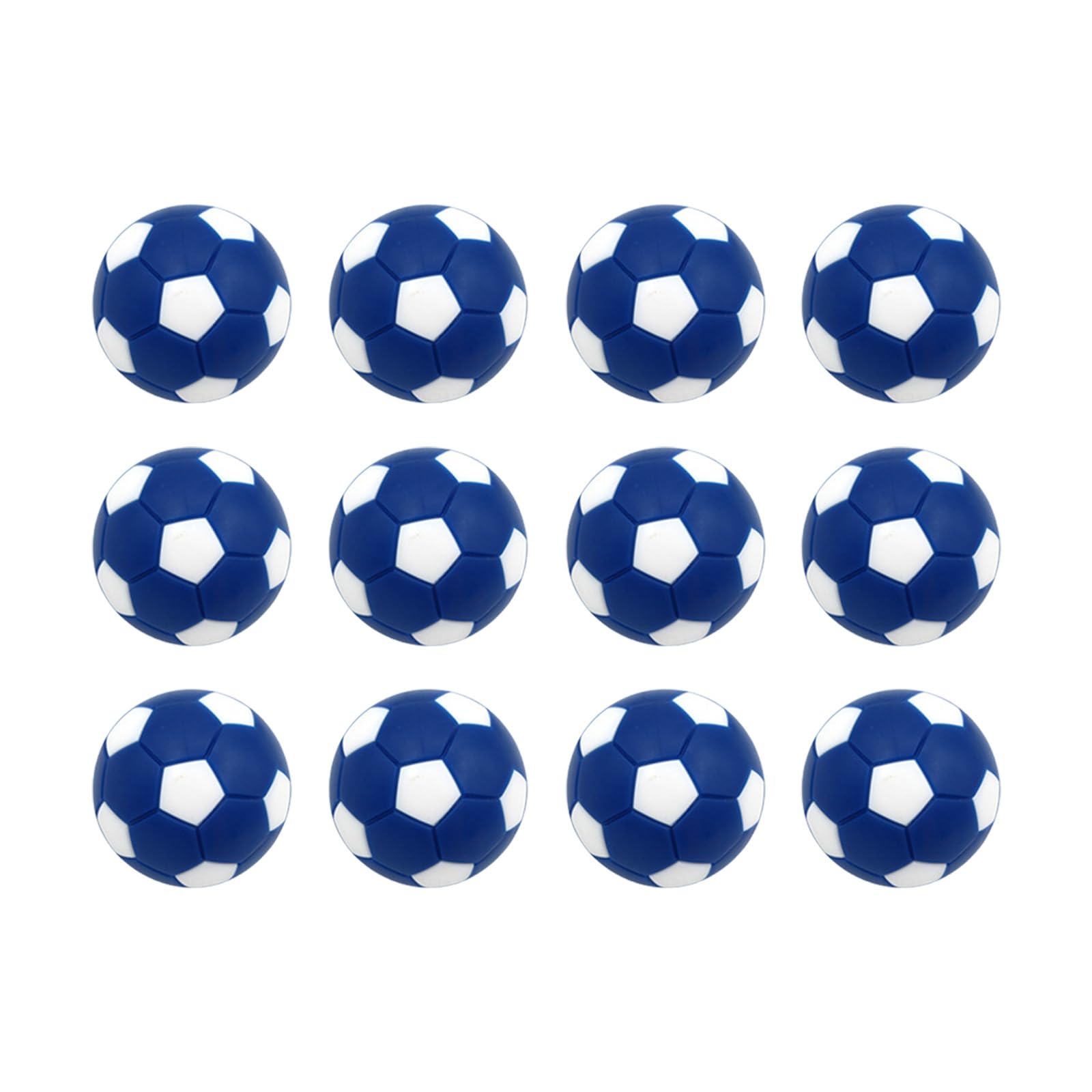 Maxtonser 12Pcs 28mm Foosballs Table Game Replacement Balls Official Tabletop Game Balls Table Soccer Balls Football Machine Part