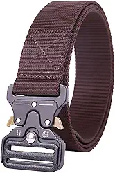 Cinto Masculino Militar Tático Premium Fivela Metal Engate Rápido Nylon Unisex Ajustável Resistente Tipo Policia Civil Exército Bope Guarda Nacional Bombeiro Modelo Americano Calça