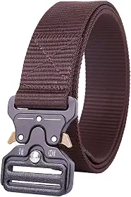 Cinto Masculino Militar Tático Premium Fivela Metal Engate Rápido Nylon Unisex Ajustável Resistente Tipo Policia Civil Exército Bope Guarda Nacional Bombeiro Modelo Americano Calça