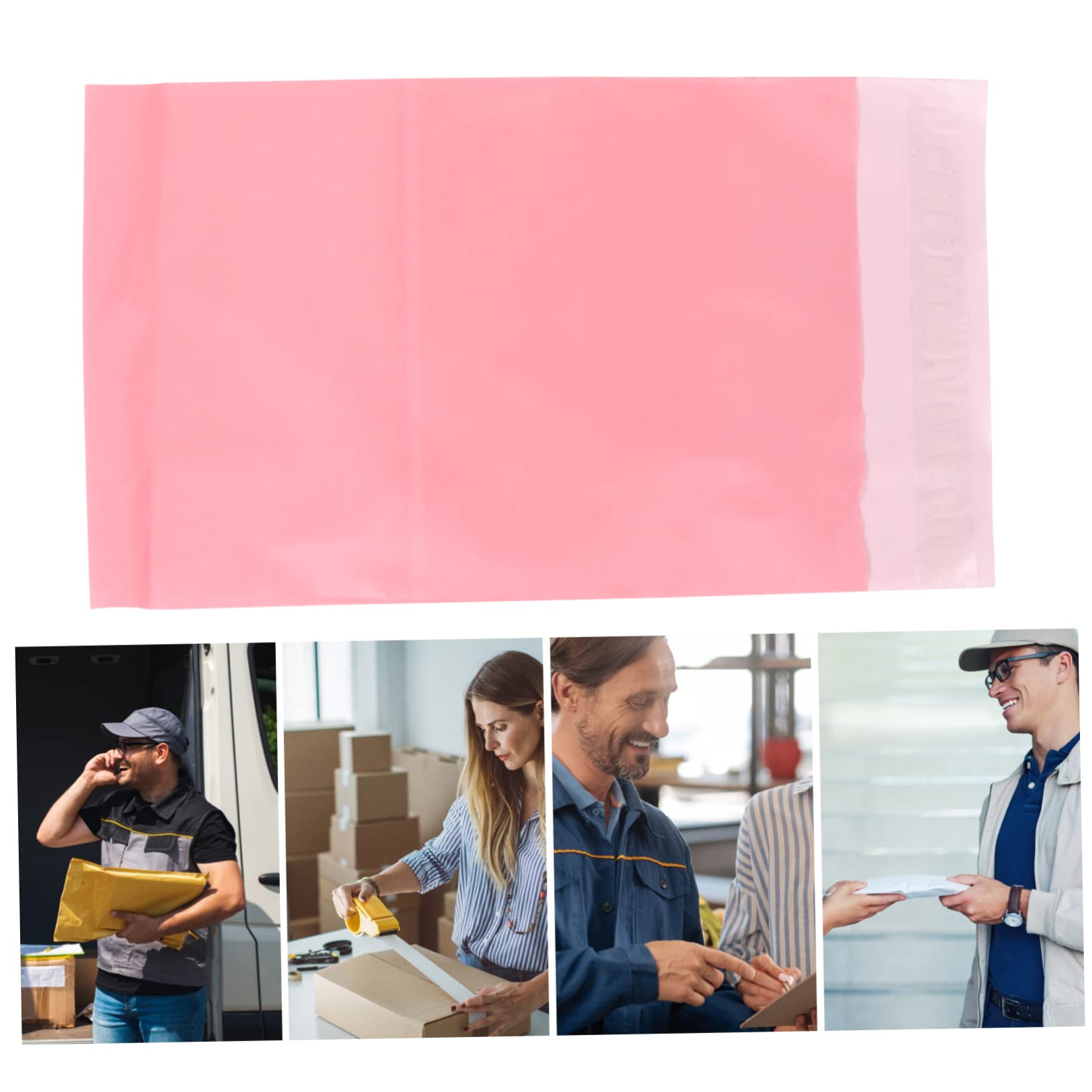 NUOBESTY 800 Pièces De Courrier Sacs D'Expédition De Logistique Sacs Enveloppes Mailers Enveloppe Étanche Mailer Auto-Scellant Enveloppes
