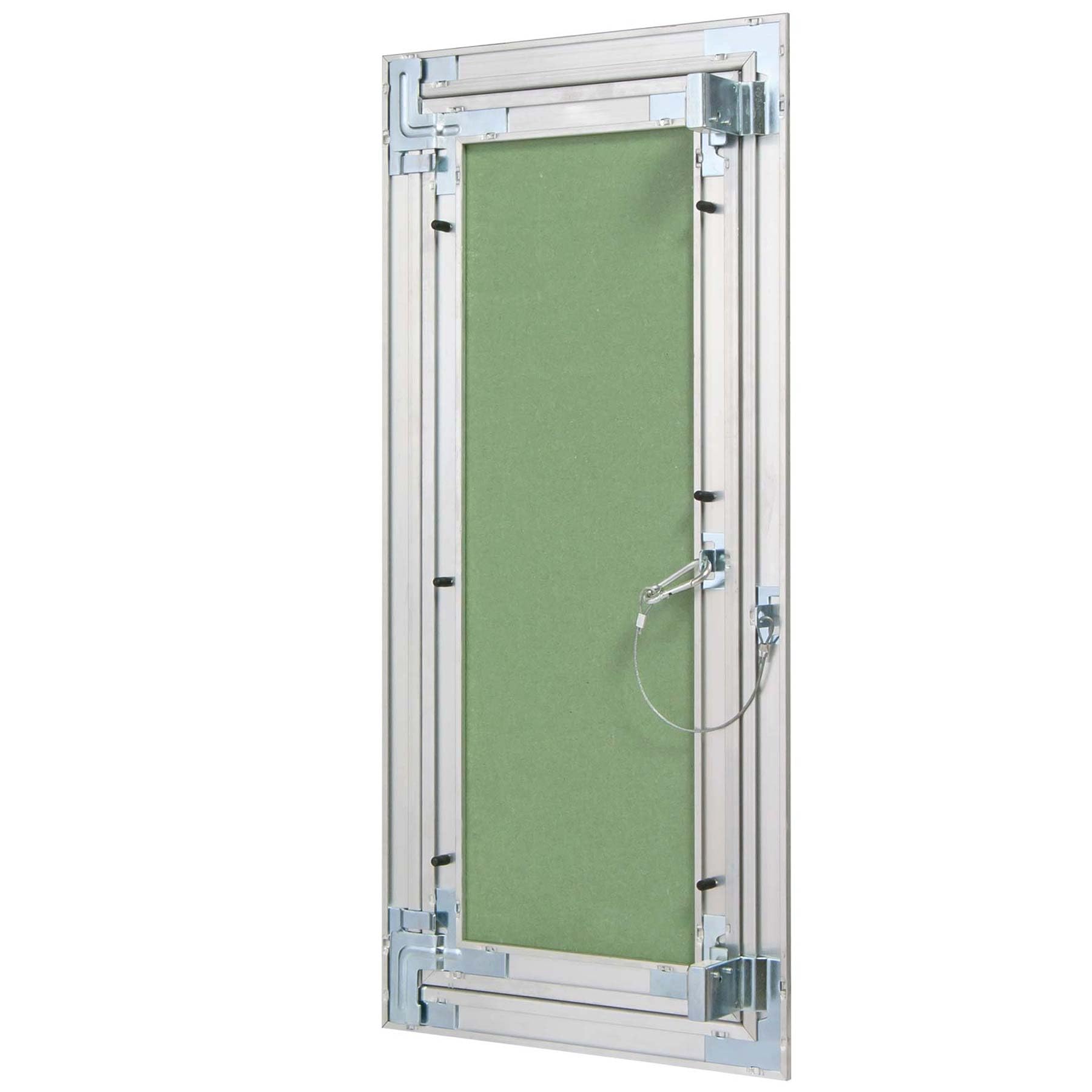Revisionsklappe Trockenbau 200 x 500 mm – Revisionstür - Wartungsklappe mit 12,5 mm imprägnierter GK-Einlage und Druckverschluss – aus korrosionsbeständigem Aluminium – befliesbar – MW multi werkzeug